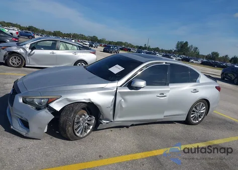 2018 Infiniti Q50 3.0T Luxe from USA, damaged, VIN JN1EV7AP1JM591822